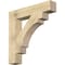 Ekena Millwork Merced Block Rough Sawn Bracket, Douglas Fir, 6"W x 34"D x 34"H BKT06X34X34MRC05RDF - alternate 1